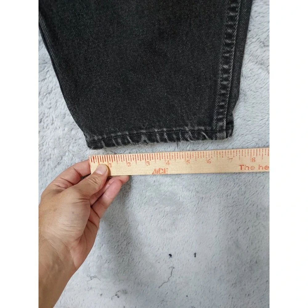 Vintage Levis 560 Jeans Men 34x30 Loose Fit Tapered Leg Black Baggy Made USA 90s